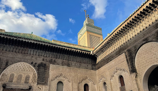 morocco tourist area with famous medina