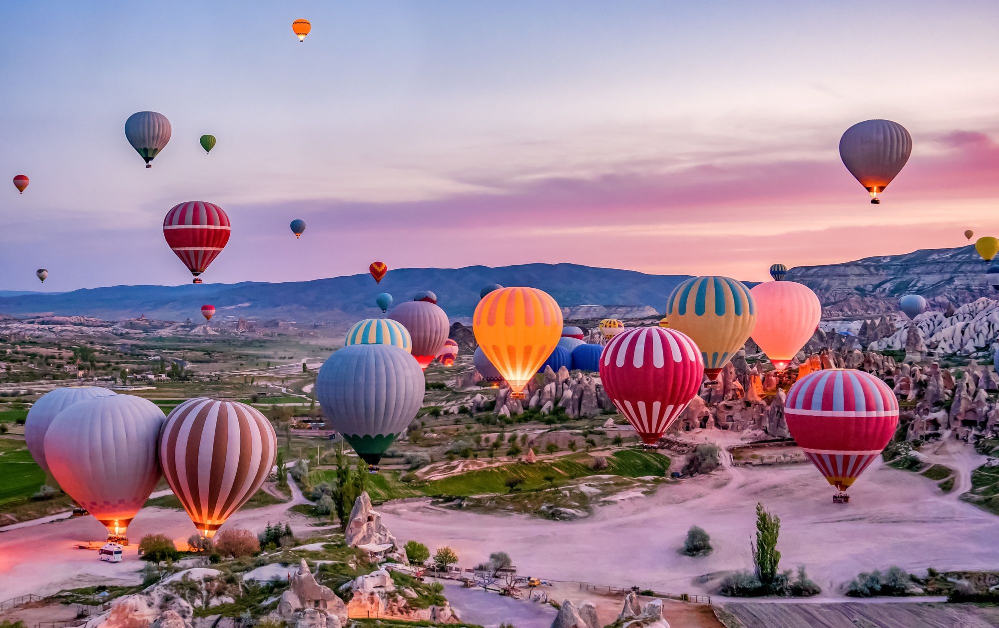 hot air ballooning in Marrakech Morocco