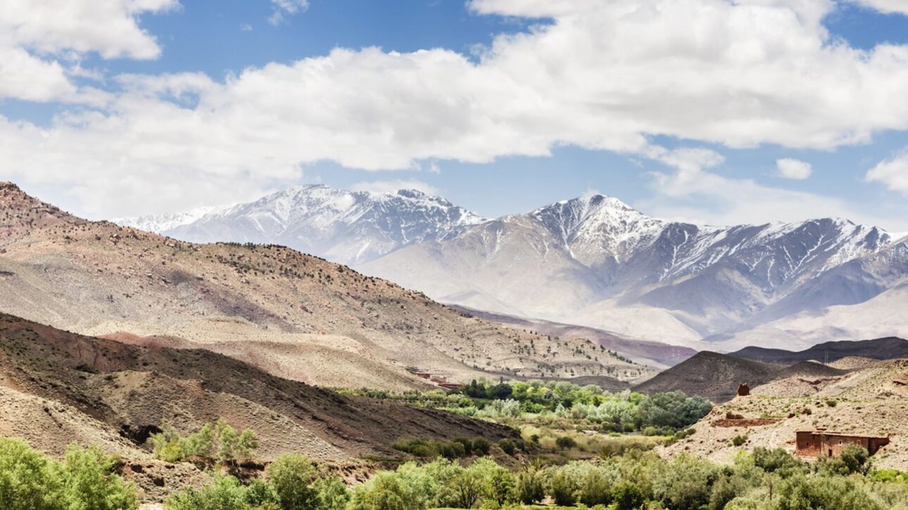 atlas mountains from marrakesh