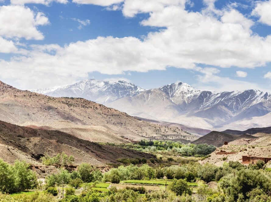 atlas mountains from marrakesh